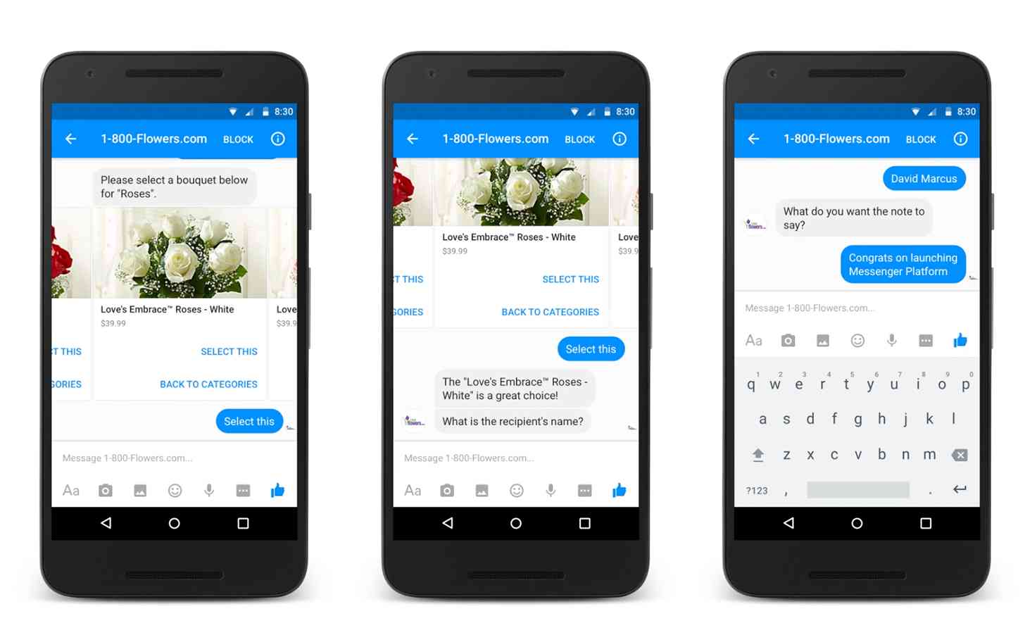 flowers chatbot